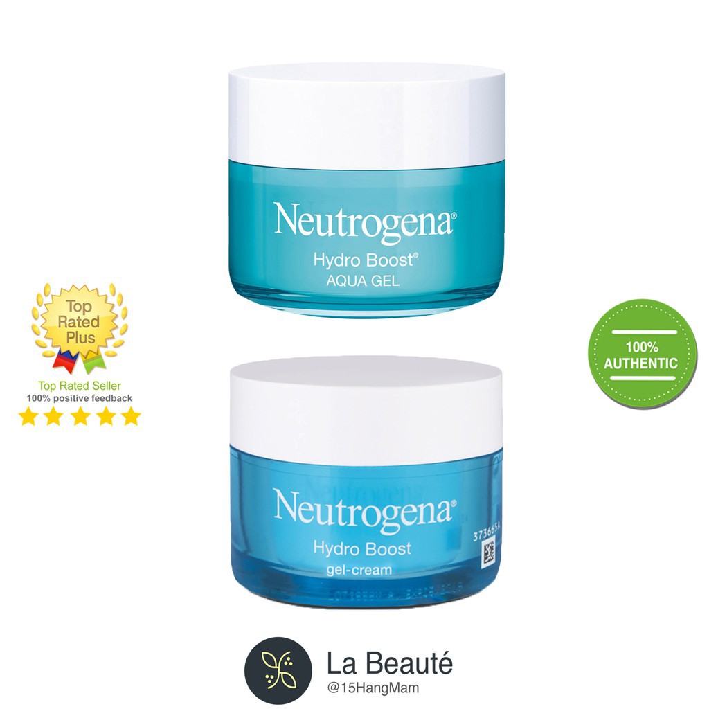 Neutrogena Hydro Boost Aqua Gel & Gel Cream - Kem Dưỡng Ẩm, Cấp Nước Dạng Gel 50ml