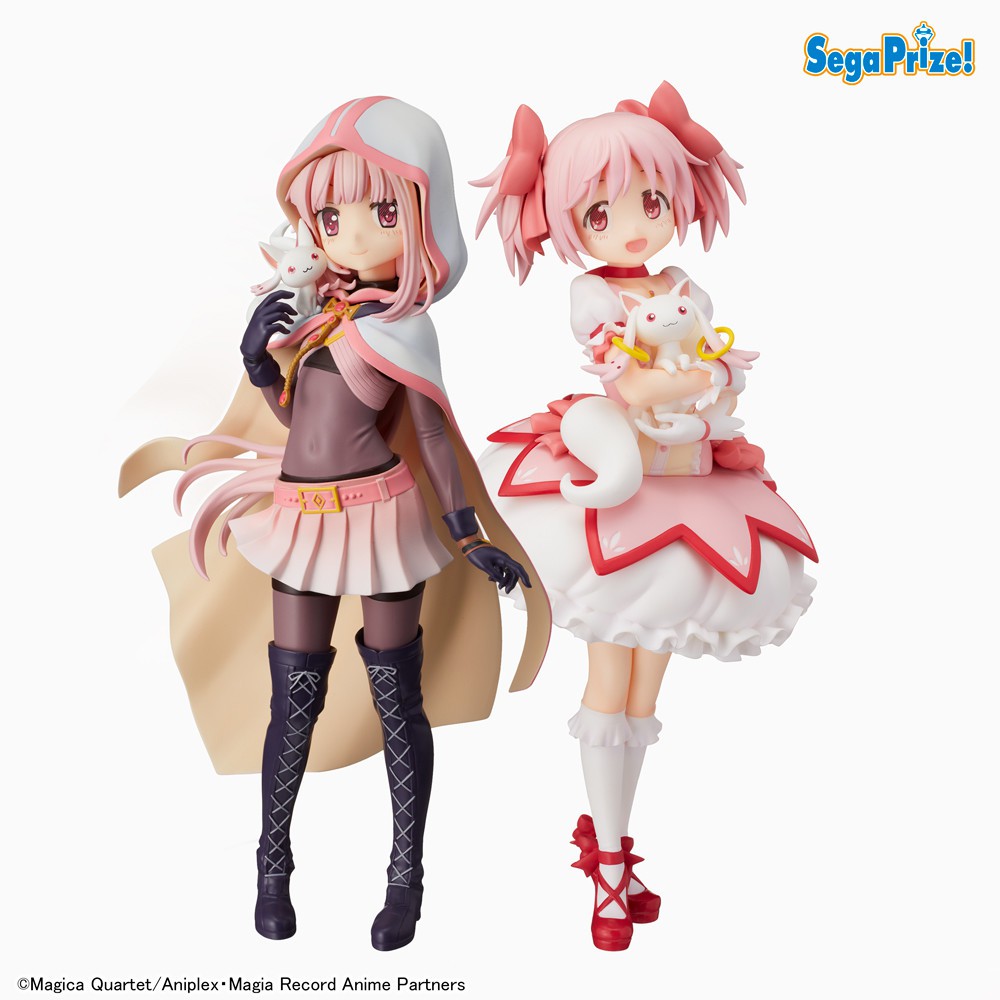 Mô Hình Figure Chính Hãng Anime Magia Record Mahou Shoujo Madoka ☆ Magica Gaiden, Kyuubey, Tamaki Iroha, SPM SEGA