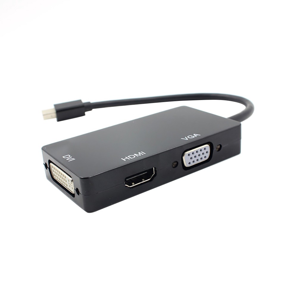 Bộ chuyển đổi 3 trong 1 DP sang HDMI VGA DVI dành cho Macbook Pro Air B26