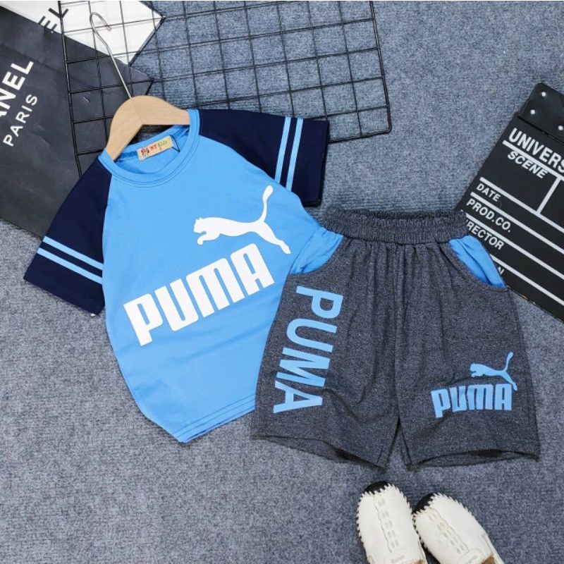 Bộ tay ngắn quần đùi thun cotton 4 chiều cho bé trai dưới 45kg