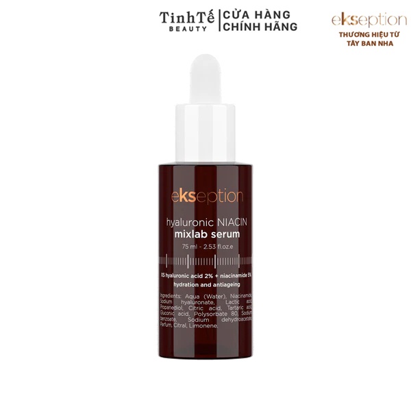 Serum mờ thâm sáng da giảm mụn Ekseption Hyaluronic Niacin 75ml