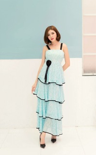 MAXI HOA XANH BÈO TẦNG