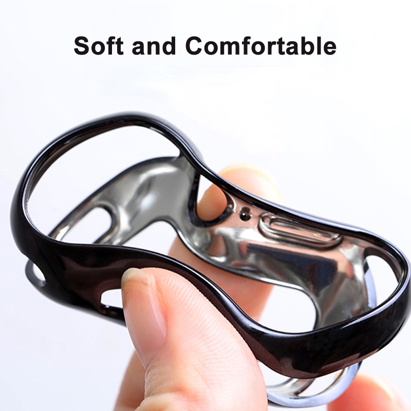 Ốp Bảo Vệ Bằng TPU Mềm Trong Suốt Cho Apple watch 49MM 45MM 44MM 42MM series ultra 8 7 6 SE 5 4 3 2 1 iWatch 41MM 40MM 38MM