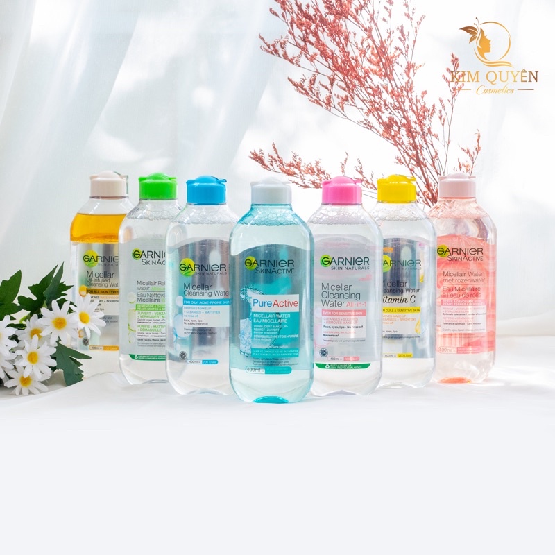 Nước Tẩy Trang Micellar Garnier Skinactive Cleansing Water