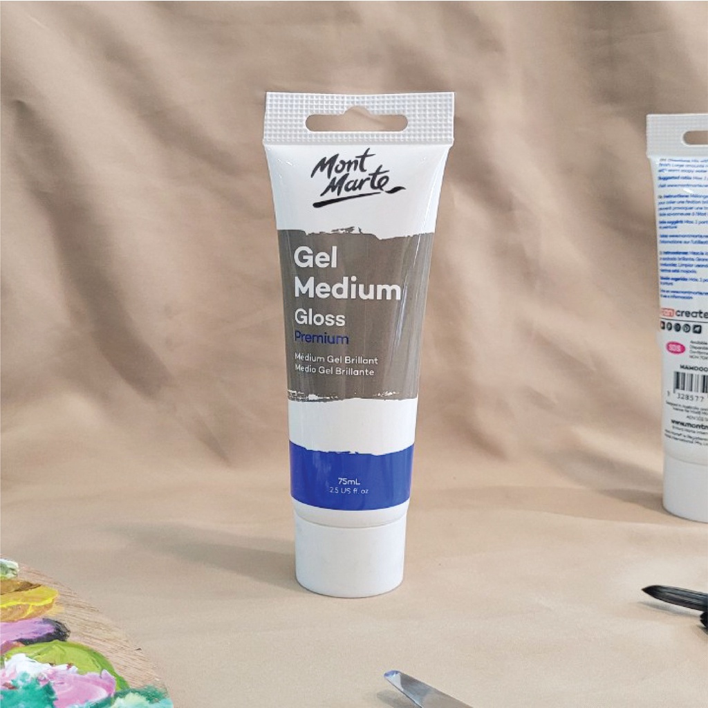 Gel phủ bóng Medium Gloss Mont Marte 75ml/135ml