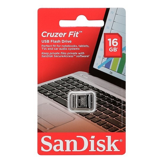 USB mini siêu nhỏ Cruzer Fit CZ33 - USB 16GB / 32GB 2.0 mini siêu nhỏ
