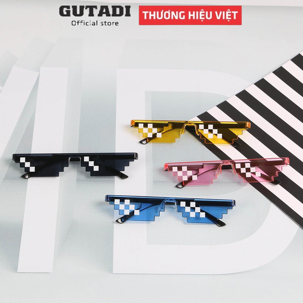 Mắt Kính Thug Life Kính Minecraft hottrend nam nữ unsex GUTADI