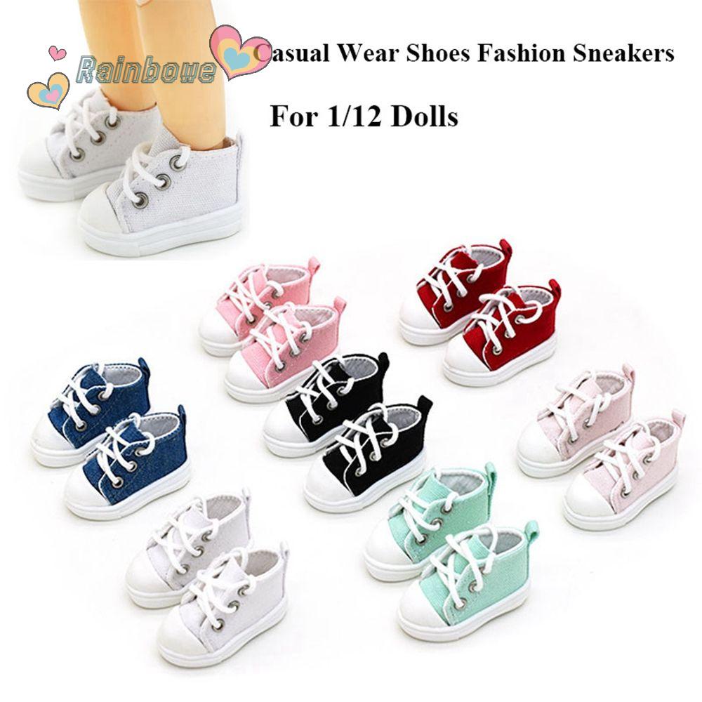 Giày Thể Thao Thời Trang Cho Búp Bê 20cm Tỉ Lệ 1 / 12