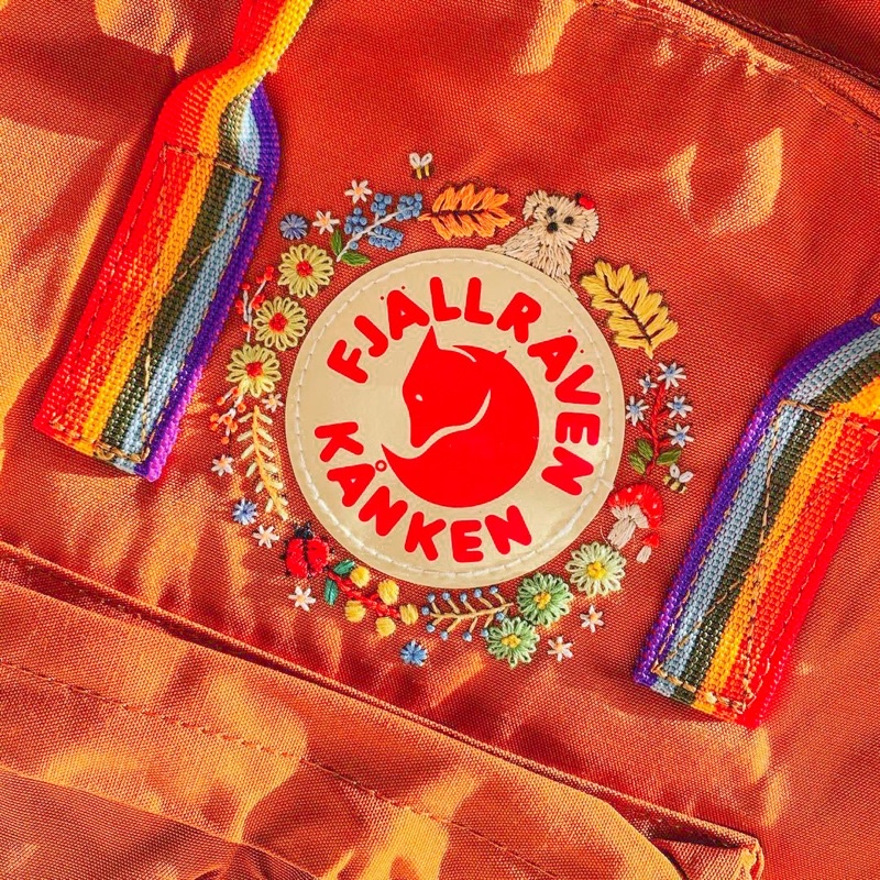 Balo Kanken Unisex Size Classic Đi Học Phiên Bản Quai Cầu Vồng