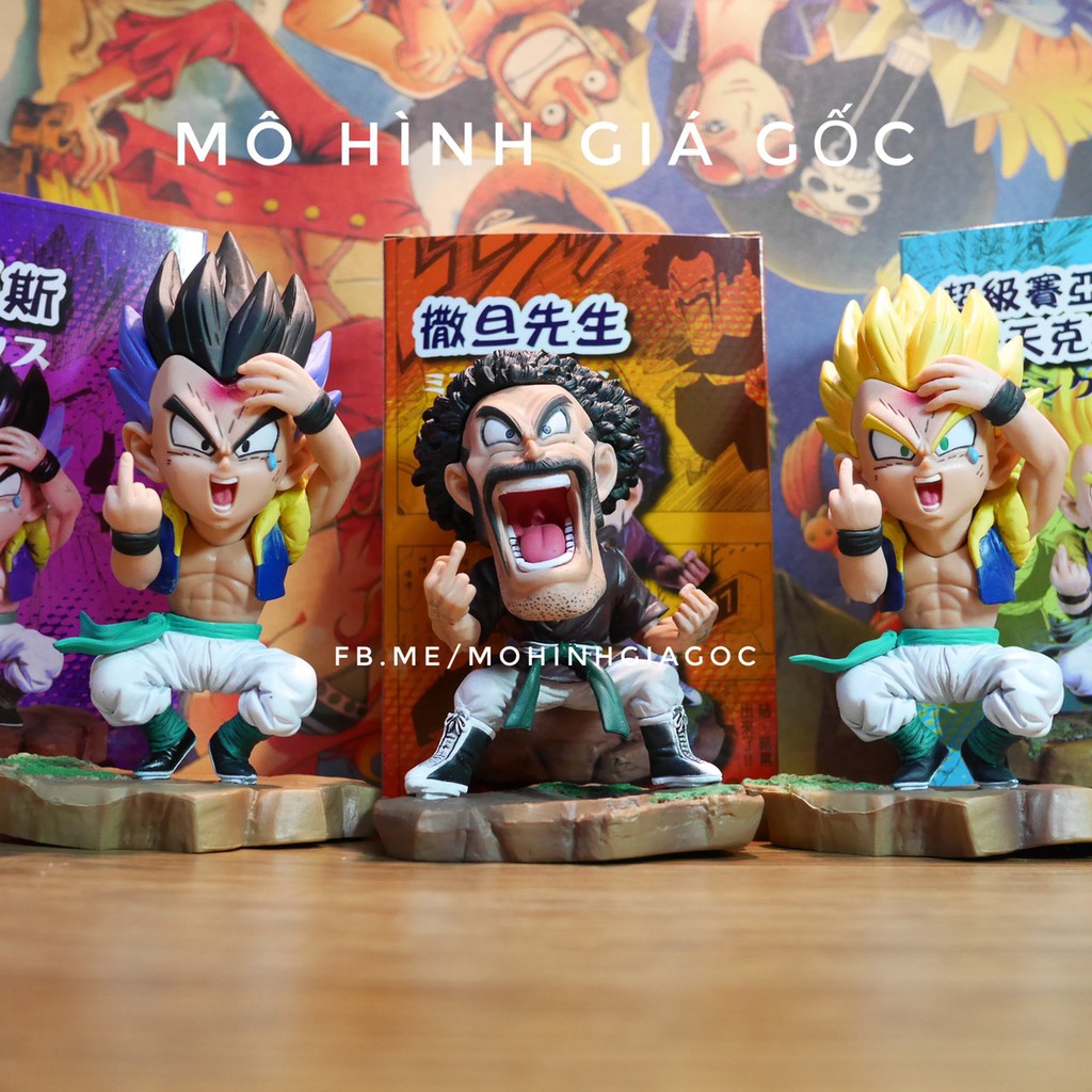 (SẵnVN) Mô hình nhân vật ngài Santa tóc xù, Gotenks Son, Goten Trunks - 7 viên ngọc rồng (14-16CM) - Mô hình Dragon Ball