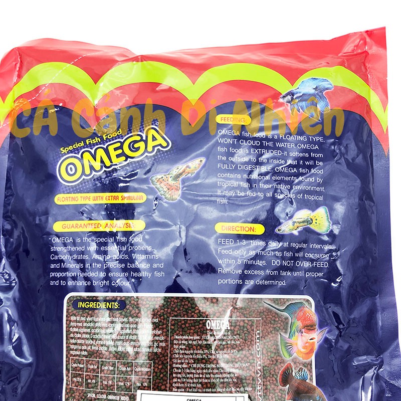 Thức ăn Omega cho cá cảnh  500g