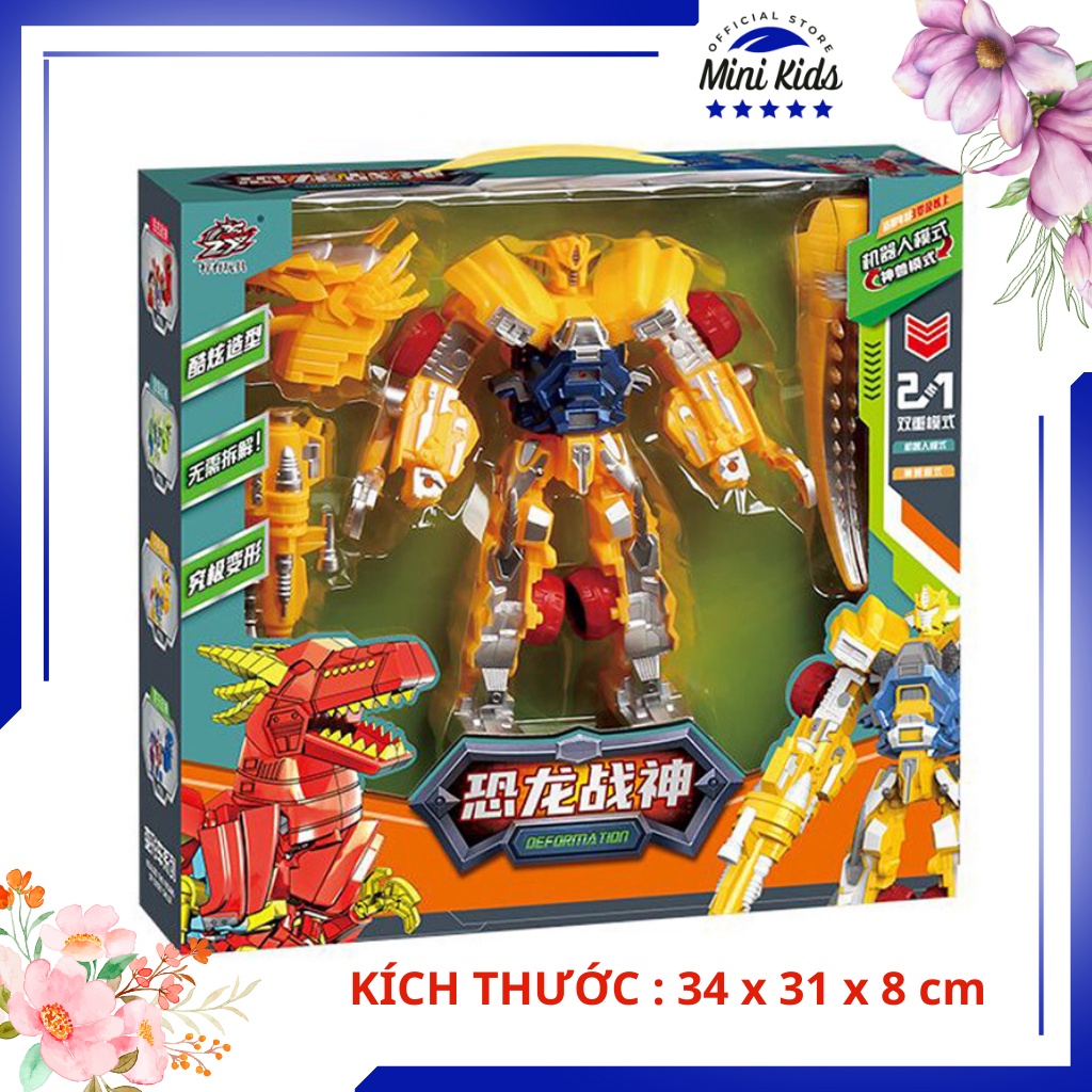 Robot biến hình Khủng Long , Transfomer ,Bumblebee,Optimus , siêu robot, người máy kích thước lớn - Đồ chơi MiniKids