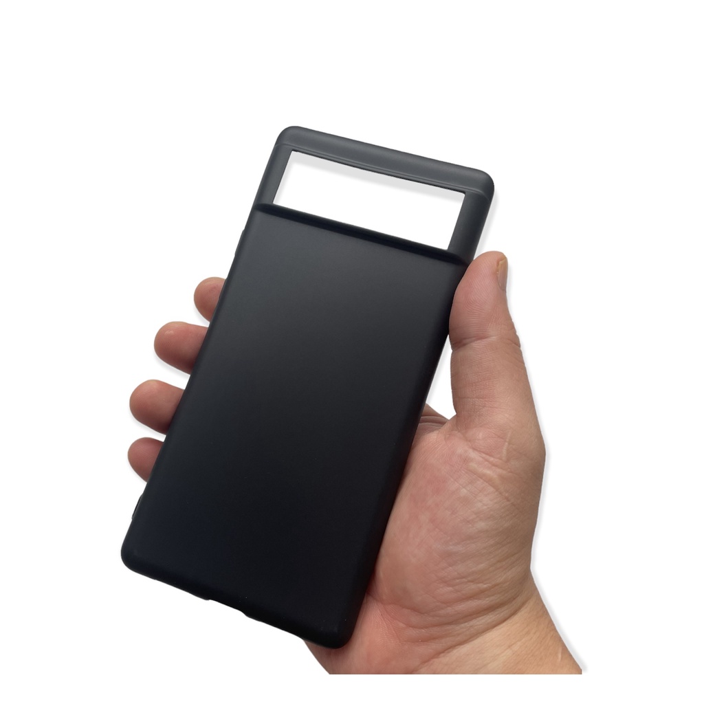 Ốp lưng silicon đen nhám cho Google Pixel 6/ Pixel 6 Pro không bám vân tay