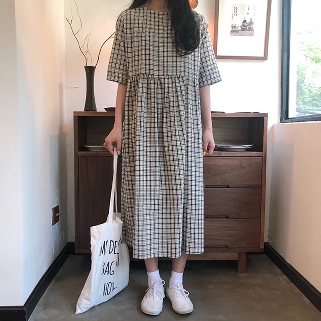 Váy bb doll + Áo sơmi