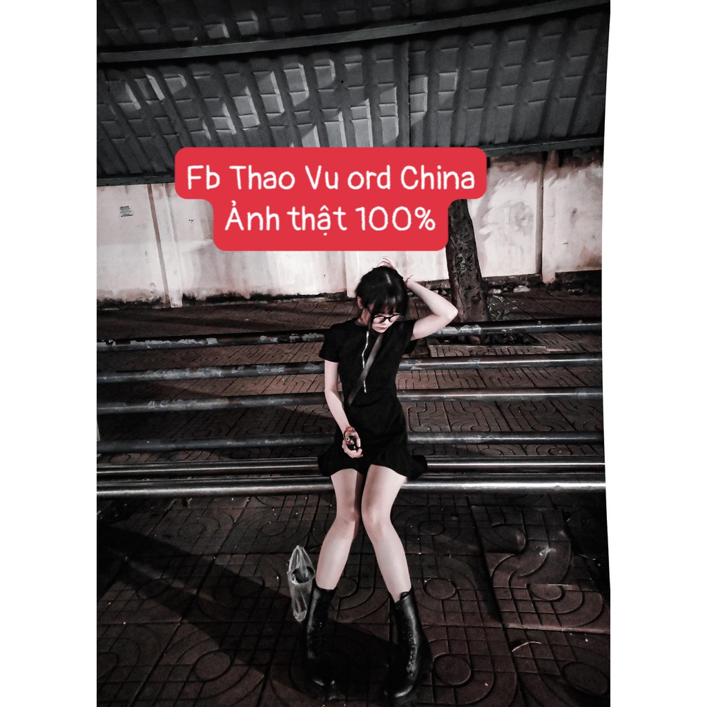 Đầm Khóa Ngực Xinh Xắn 2 Kiểu Tay Ngắn & Tay Dài ⚡️ẢNH THẬT⚡️Váy Đầm Đuôi Cá, Chất Cotton | BigBuy360 - bigbuy360.vn