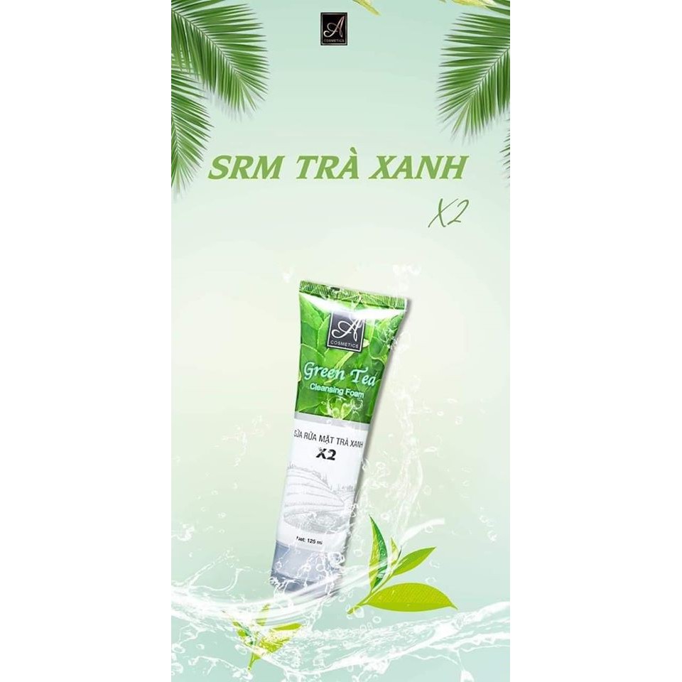 [Chính Hãng] sữa rửa mặt trà xanh x2 a cosmetics phương anh | BigBuy360 - bigbuy360.vn