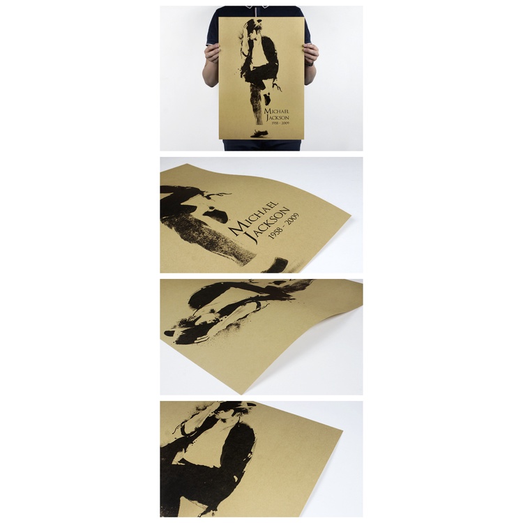 Poster Hình Michael Jackson Cỡ 51x36cm