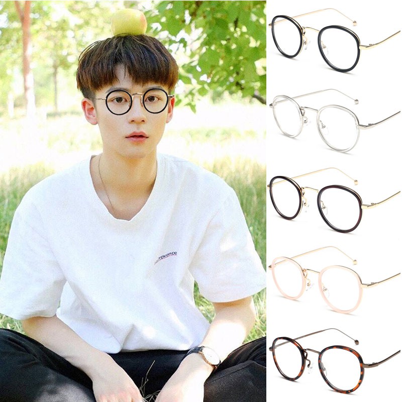 Kính mắt gọng tròn bằng kim loại phong cách retro cho nam nữ | BigBuy360 - bigbuy360.vn