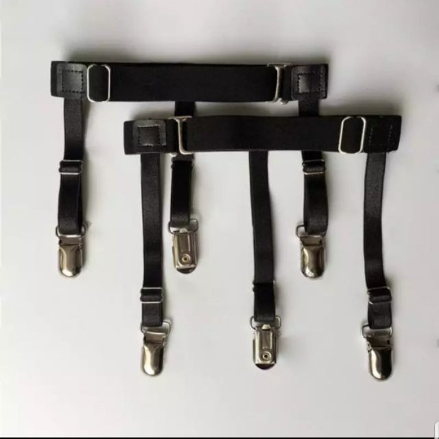 Đai giữ cố định dáng áo sơ mi mặt inox tiện lợi đai giữ áo cao cấp chất liệu co giãn ôm sát chân chống bung