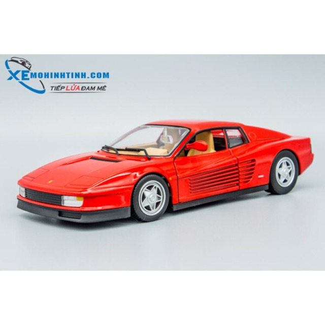 Xe Mô Hình Ferrari Testarossa 1:24 Bburago (Đỏ)