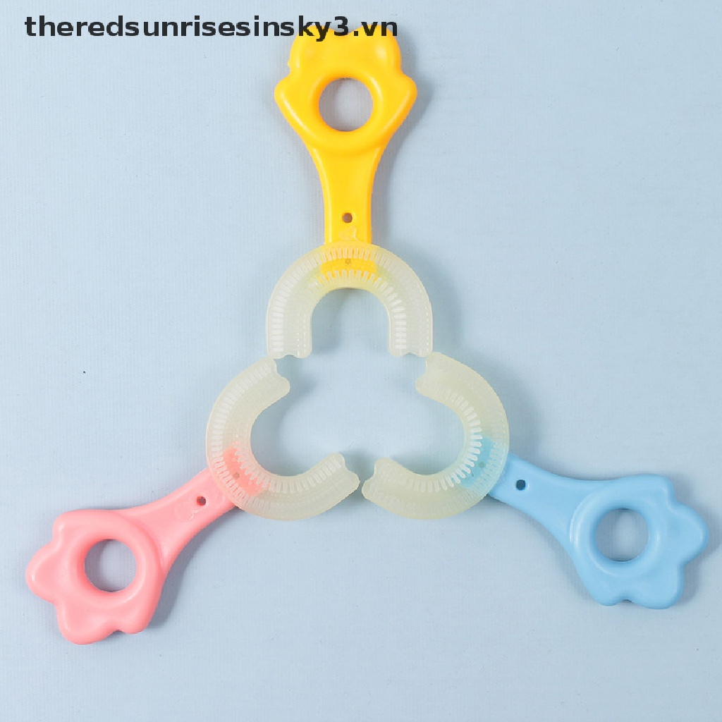Bàn Chải Đánh Răng Silicone Hình Chữ U An Toàn
