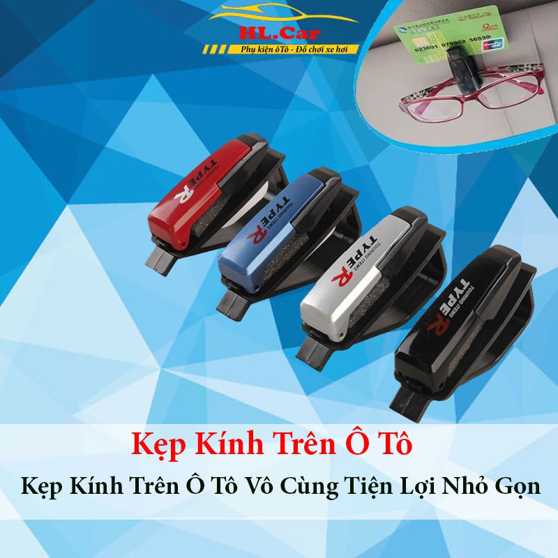 [Mã LIFEAU5SALE giảm 20k đơn 50k] Kẹp Kính Trên Ô Tô Tiện Lợi Khi Đi xe ( Màu Ngẫu Nhiên )