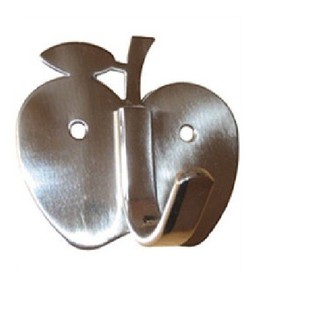 Móc áo đơn - móc treo tường - móc treo quần áo - hình quả táo