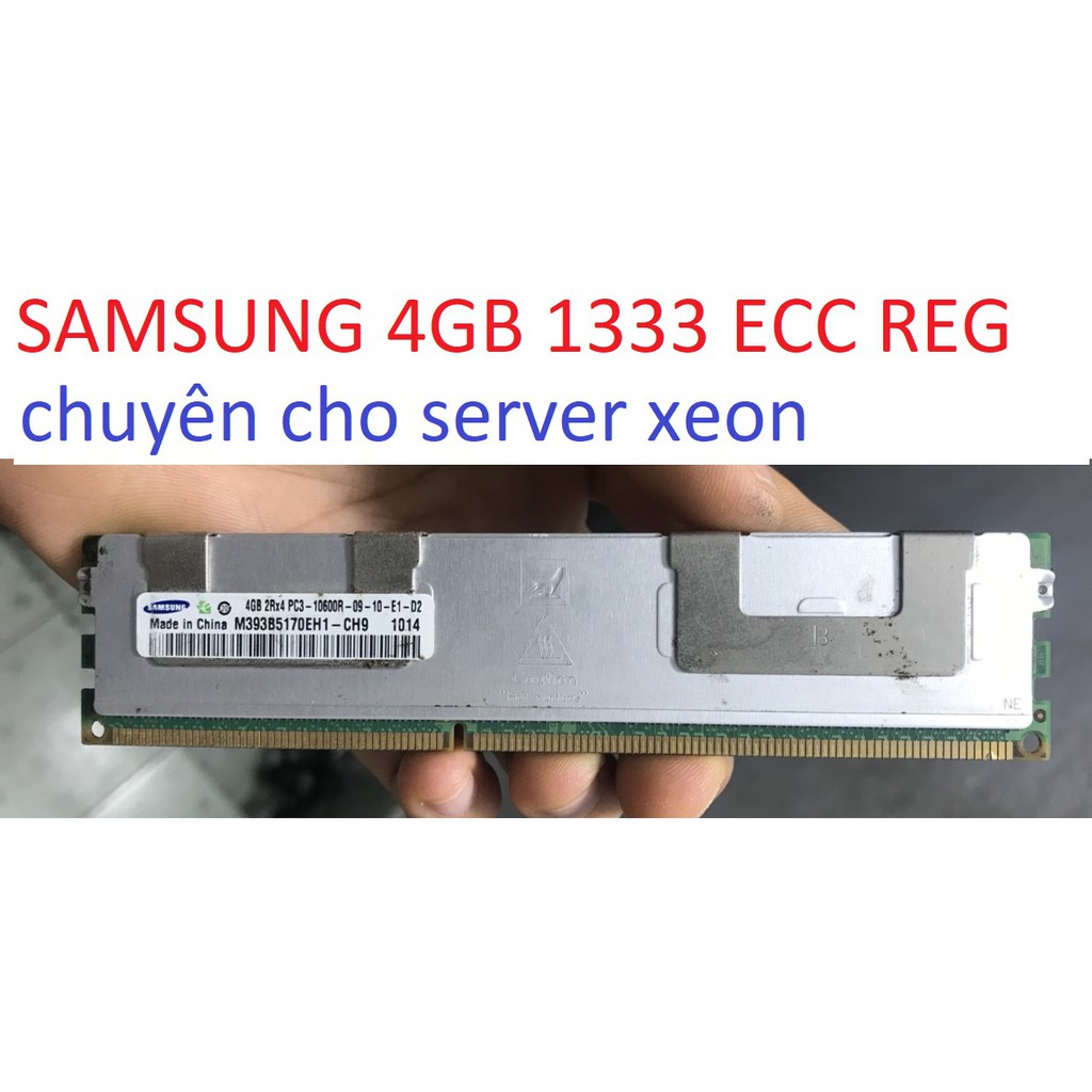 ram máy tính ECC REG RDIMM Registered PC 2gb 4gb 8gb 1066 1333 ddr3 pc3 pc3l Samsung SK Hynix Korea Micron tản thép all