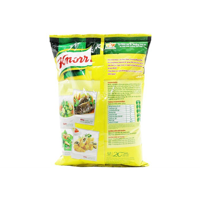 Hạt nêm Knorr Thịt thăn, xương ống, tủy gói 900g | BigBuy360 - bigbuy360.vn