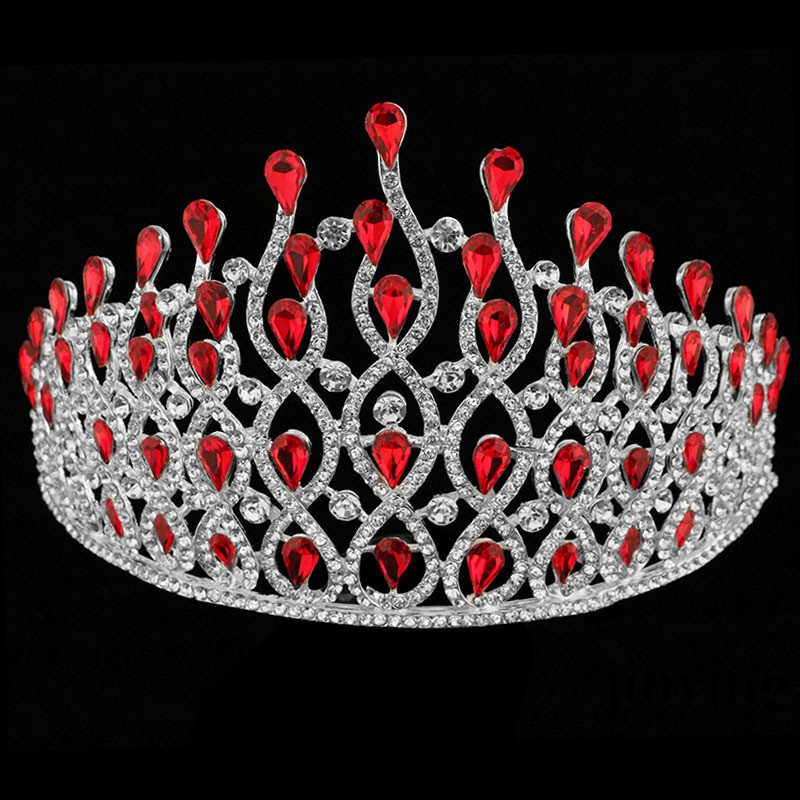 Vương miện cài tóc GETNOIVAS đính pha lê kiểu dáng mới lạ