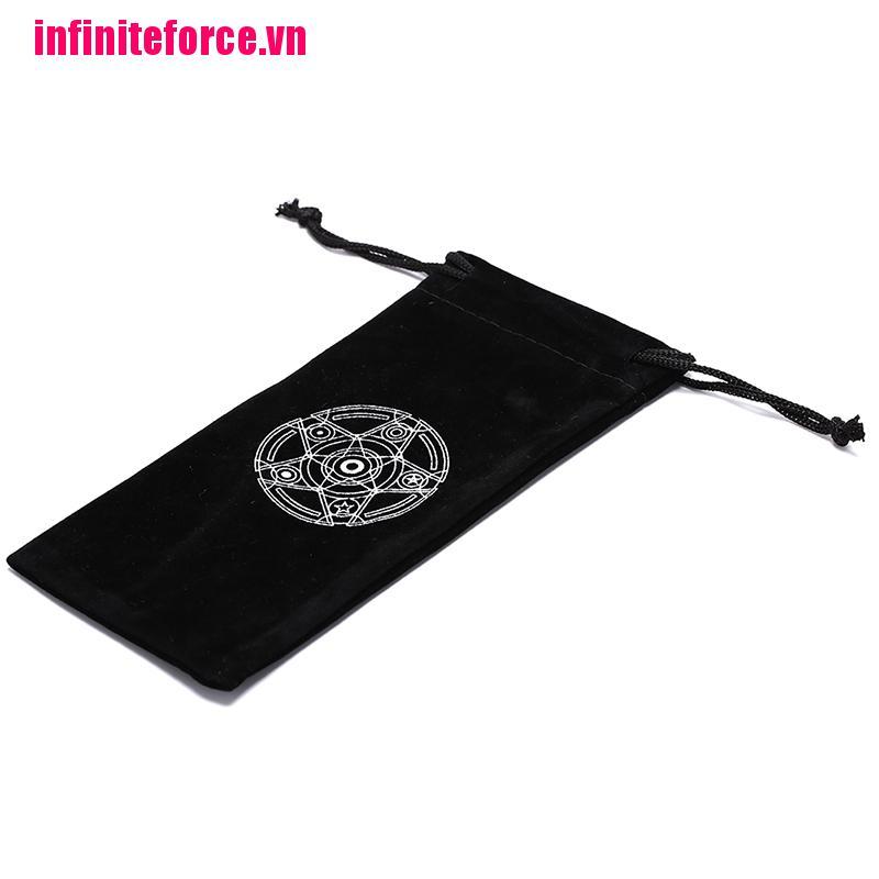 1 Túi Dây Rút Đựng Bài Tarot Vải Nhung Tiện Dụng
