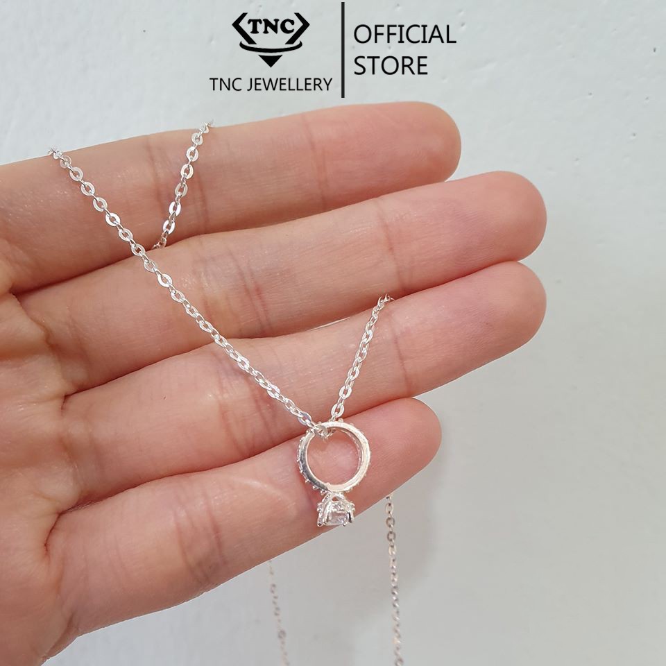 Vòng Cổ Bạc, Dây Chuyền Bạc Mặt Chiếc Nhẫn TNC JEWELLERY