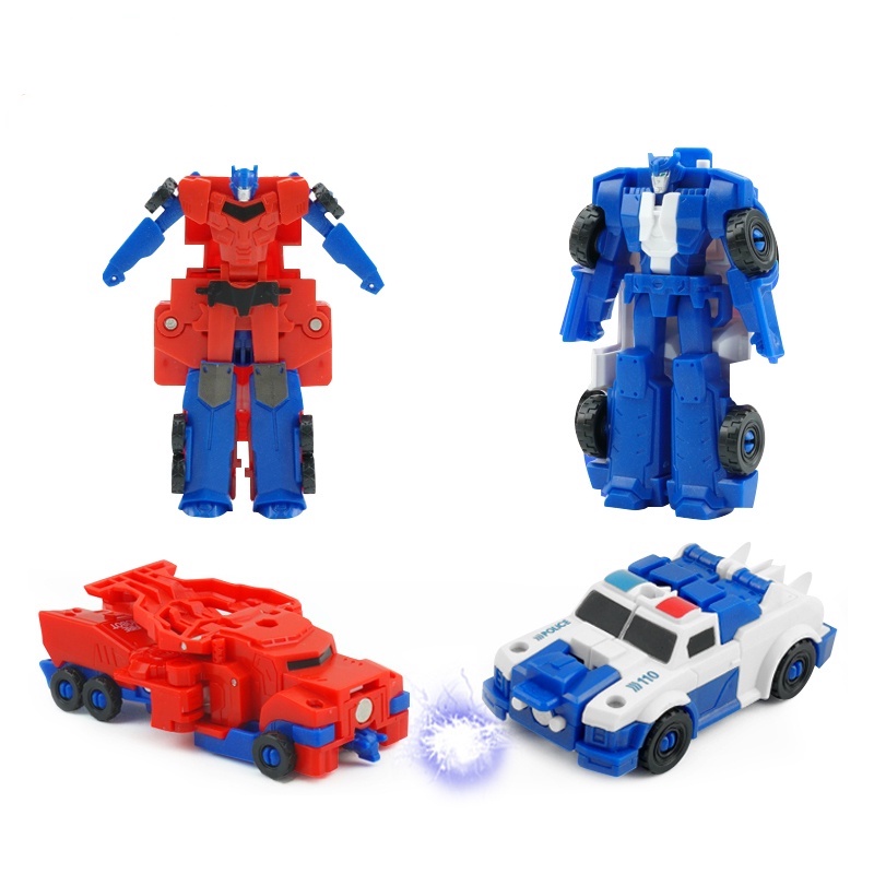 Mô hình đồ chơi xe rô bốt biến hình optimus prime/ kỳ lân tuỳ chọn độc đáo cho bé