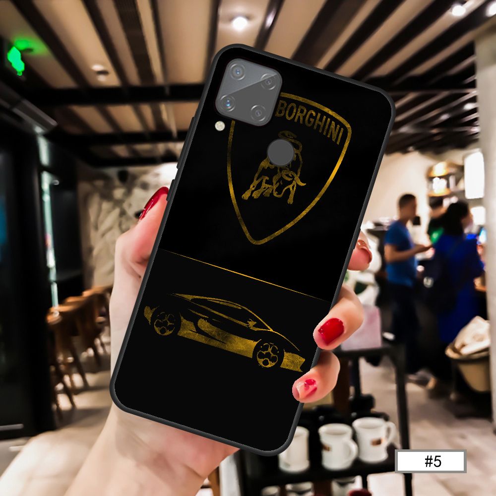 For OPPO Realme7i Realme SuperZoom Realme C3 C2 C1 Realme X7pro X3 X2pro Supercar  Casing soft case  Ferrari, Lamborghini and Porsche mobile phone shell