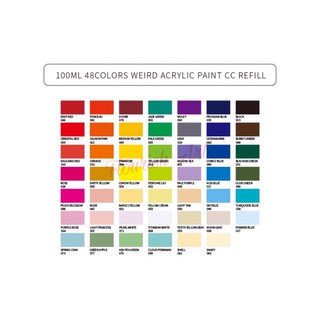 Màu Tuýp HIMI GOUACHE/ACRYLIC 10ML - Phần 1