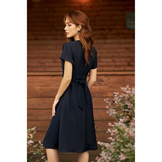 OLV - Đầm kiểu Navy Wrapping