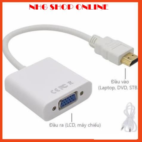 🎁 Cáp HDMI to VGA có âm thanh Audio