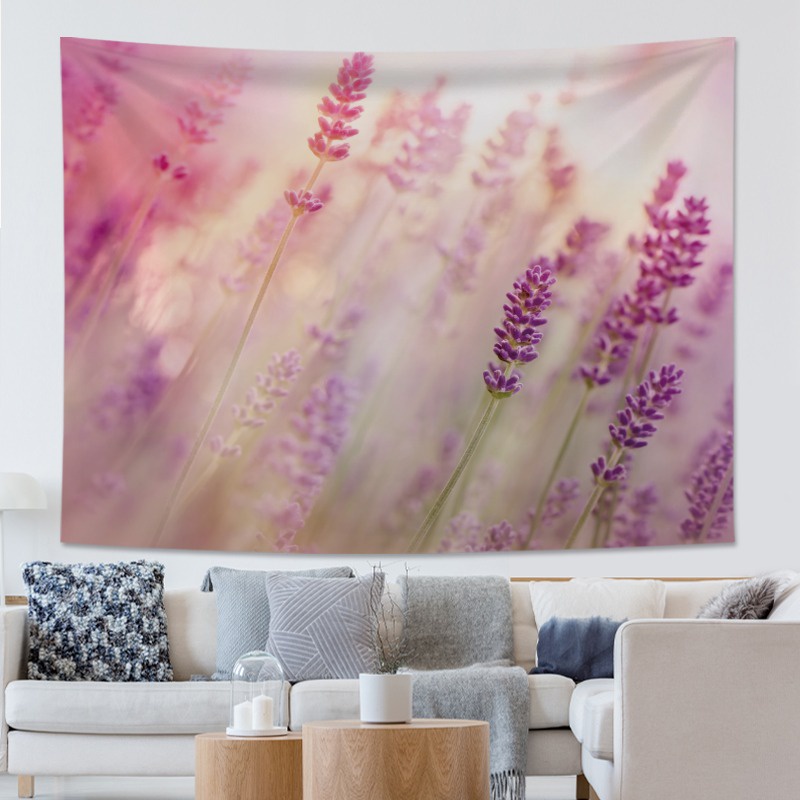 Vải treo tường Decor Bộ sưu tập TRANH PHONG CẢNH - HOA LAVENDER mẫu hot nhất
