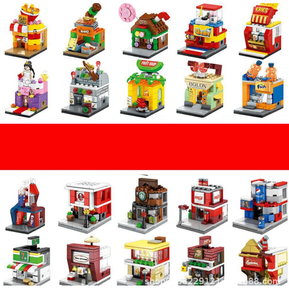 Xếp Hình Lego sem bo theo chủ đề đường phố ,hàng sẵn giao ngay nguyên hộp đủ mã 32 cửa hàng