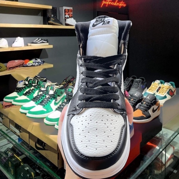 🔥FREE SHIP-HÀNG QUẢNG CHÂU  🔥giày thể thao sneaker 🔥Air Jordan panda JD cao đen trắng cao cấp full  box | BigBuy360 - bigbuy360.vn