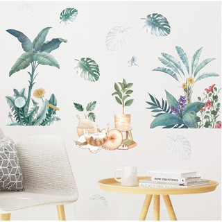 Decal giấy dán tường [MẪU MỚI] Decan Mèo Cưng