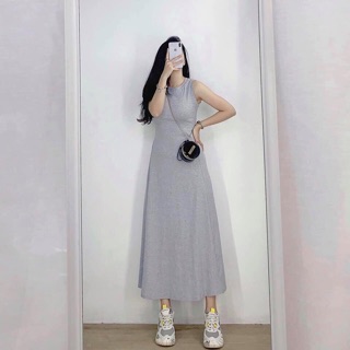 Váy maxi ba lỗ