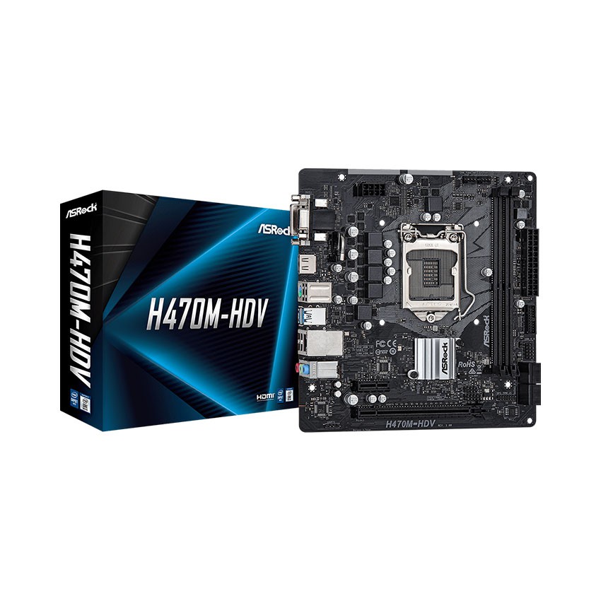 [Mã 1911ELSALE hoàn 7% xu đơn 300K] Bo mạch chủ ASROCK H470M HDV- Gía siêu tốt | BigBuy360 - bigbuy360.vn