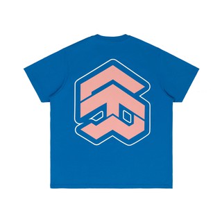 Áo thun tay ngắn 5THEWAY /oval/ SQUARE TEE in INDIGO