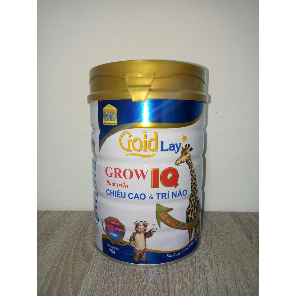 Sữa Goldlay Grow IQ [Date 2023] - Phát Triển Chiều Cao tối ưu 900gr