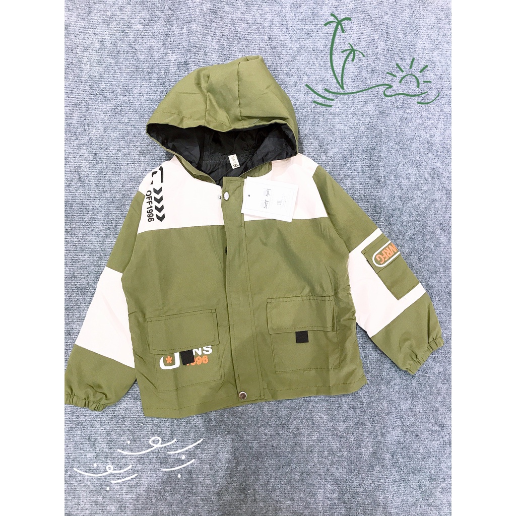 Áo khoác Kaki cho bé 22-32kg