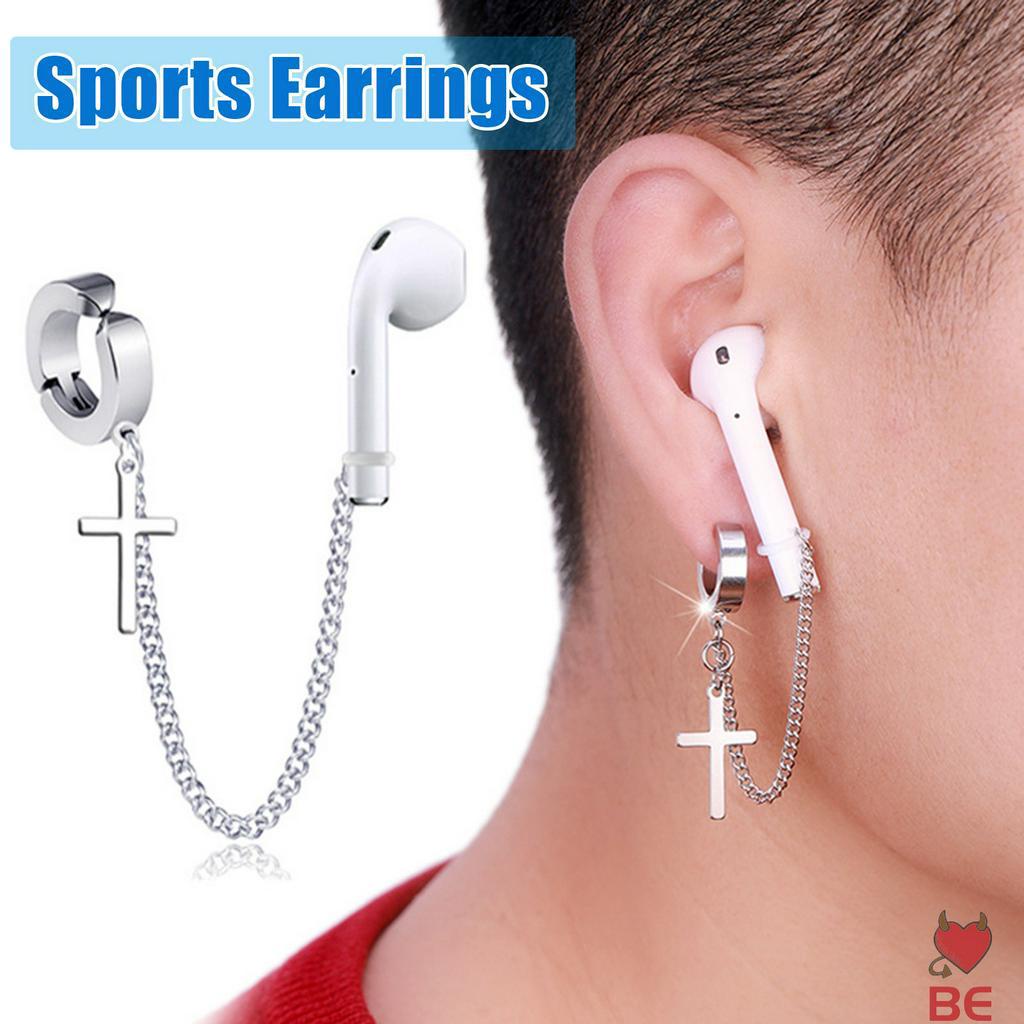 YADORNOS Khuyên kẹp tai giữ tai nghe không dây YADORNOS thép titan thời trang cá tính dành cho cả nam và nữ