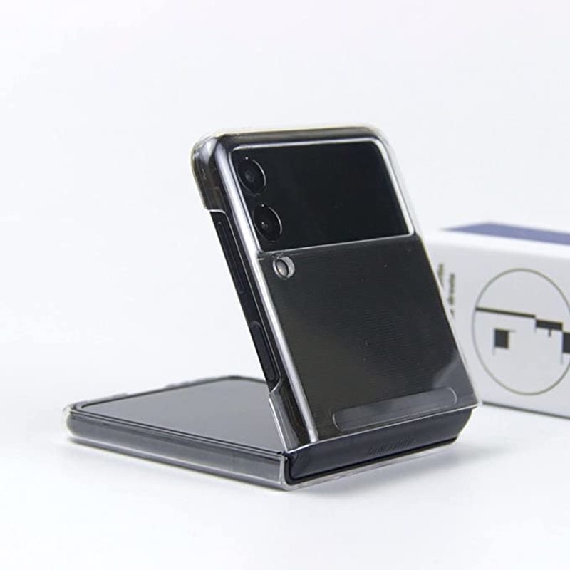 Ốp điện thoại PC cứng trong suốt siêu mỏng chống rơi cho Samsung GalaxyZ Flip3