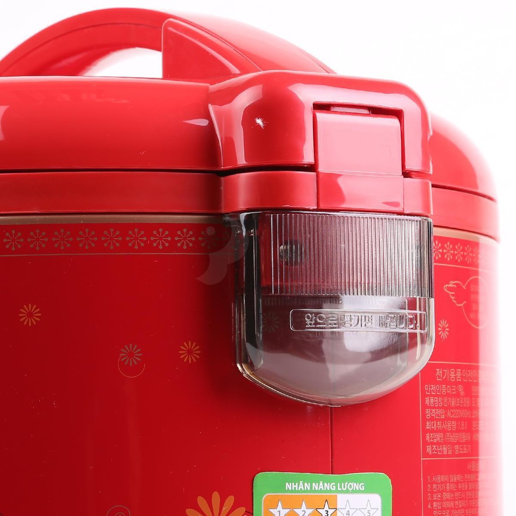 NỒI CƠM ĐIỆN COOKIN KCJ-10R 1.8L 730W (Đỏ) - Bảo hành 12 tháng