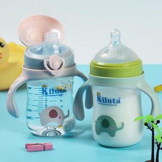 Bình sữa em bé - bình tập uống nước và sữa kiluta cho bé 240ml